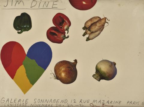 Jim Dine (né en 1935) Carton d’invitation...