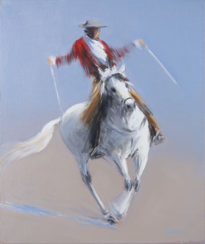 Pierre Doutreleau (né en 1938) Cavalier...