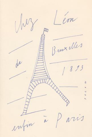 Jean-Michel Folon (1934-2005) Chez Léon...