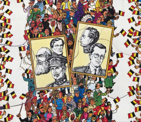 D’après Hergé (1907-1983) Ensemble...