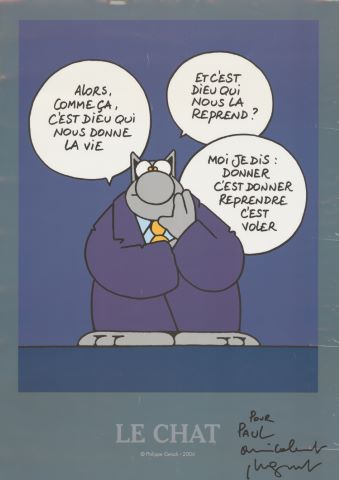 Philippe Gelück (né en 1954) Le Chat