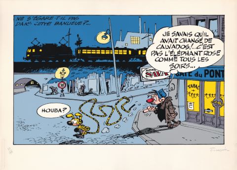 André Franquin (1924-1997) Le Marsu en banlieue