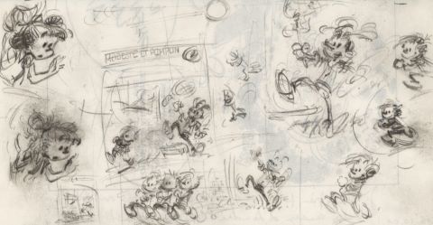 André Franquin (1924-1997) Modeste et Pompon -...