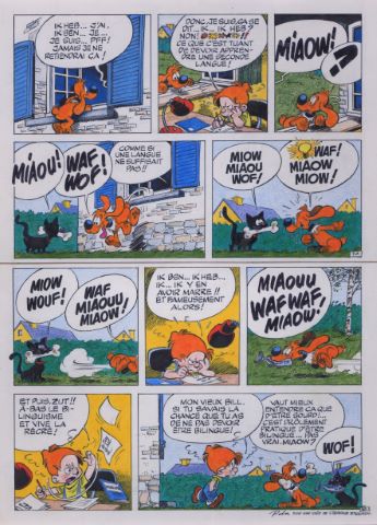Jean Roba (1930-2006) Boule et Bill, Miaou Wof !...