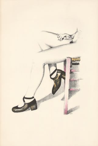 Jambes de femme (version jaune)