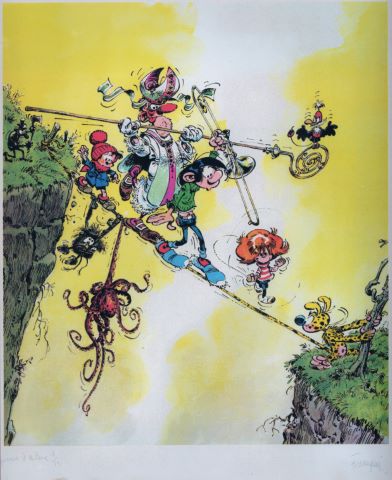 André Franquin (1924-1997) Le Précipice