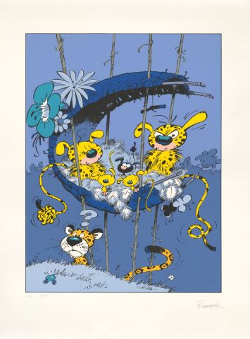 Le Nid des Marsupilami - version classique imprimée sur papier…