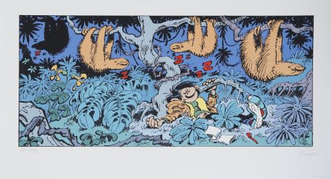 Gaston et le paresseux