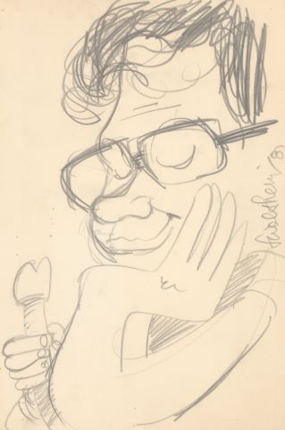 François Walthéry (né en 1946) Caricature