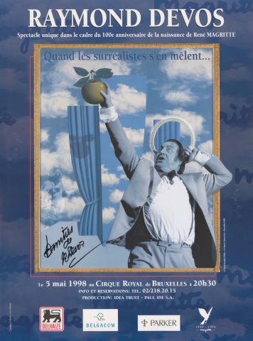 Lot de 20 affiches du spectacle unique dans le cadre…