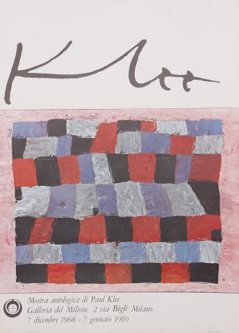 6 affiches de la Galleria Del Milione (Milan)