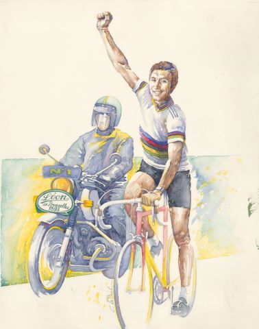 Claude Le Boul (né en 1947) Eddie Merckx