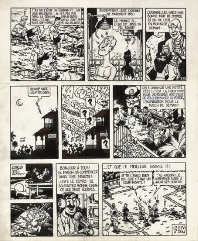 Il était une fois le Mondial - 5 planches originales…