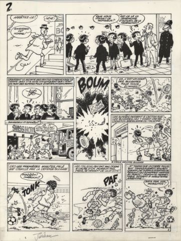 Il était une fois le Mondial - planche originale parue…