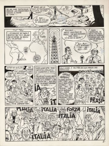 Il était une fois le Mondial - 6 planches originales…