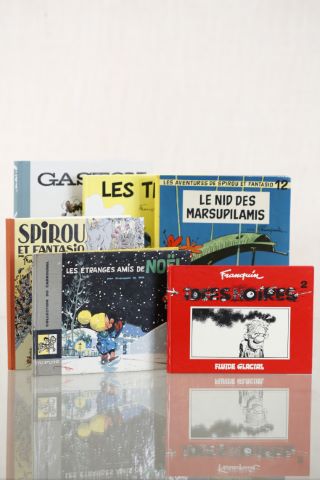 André Franquin (1924-1997) Lot de divers albums...
