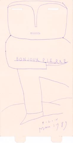 Jean-Michel Folon (1934-2005) 2 dessins