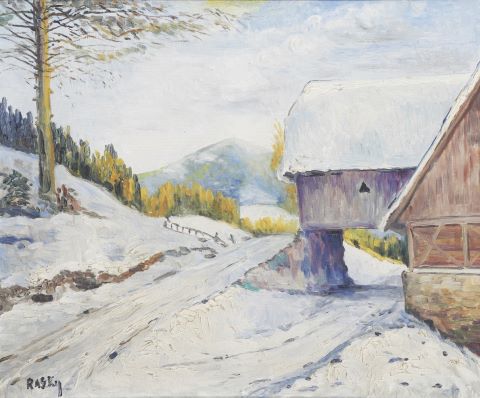 Marie Madeleine de Rasky (1897-1982) Neige...