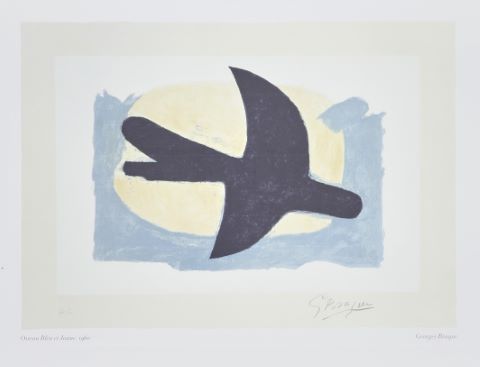 Oiseau bleu et jaune