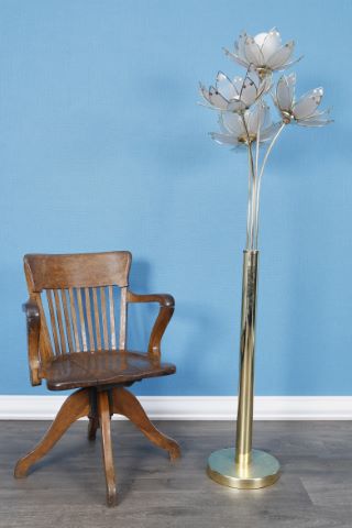 Lampadaire + fauteuil pivotant