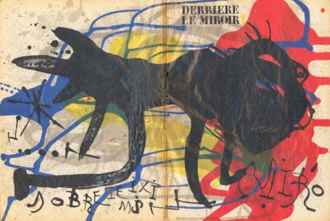 Joan Miró (1893-1983) Derrière le miroir n°203