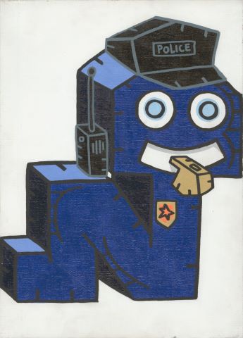 Kriki (né en 1965) Policeman