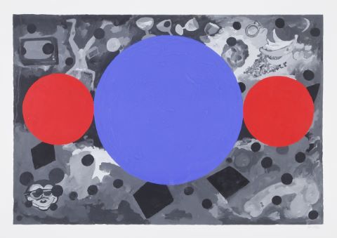 Derek Boshier (né en 1937) Cercles
