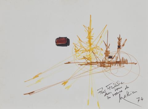 Georges Mathieu (1921-2012) Composition
