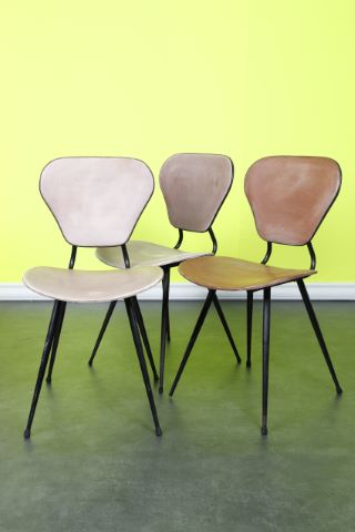 Suite de 3 chaises