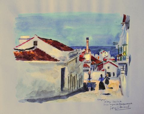 Vue de Nazaré