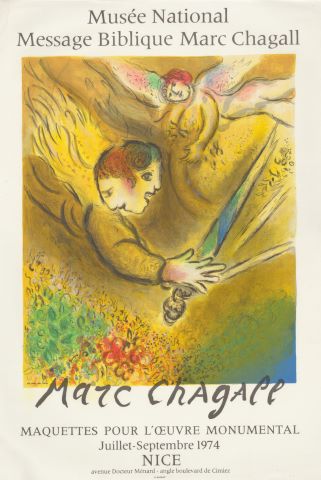 Affiche d’une exposition au Musée national du Message Biblique à…