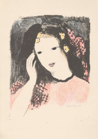 Marie Laurencin (1883-1956) Tête de femme