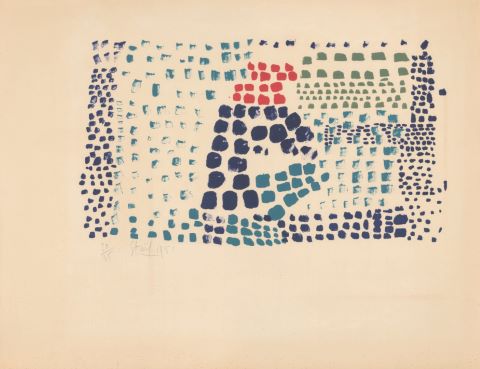 Nicolas de Staël (1914-1955) Etude en couleurs n°1