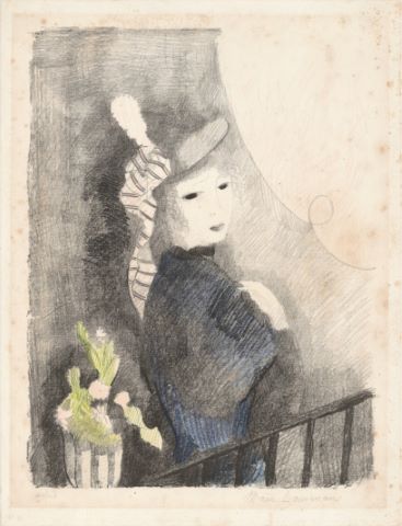 Femme au balcon