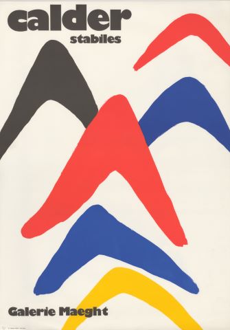 2 affiches d’exposition à la Galerie Maeght (Paris)