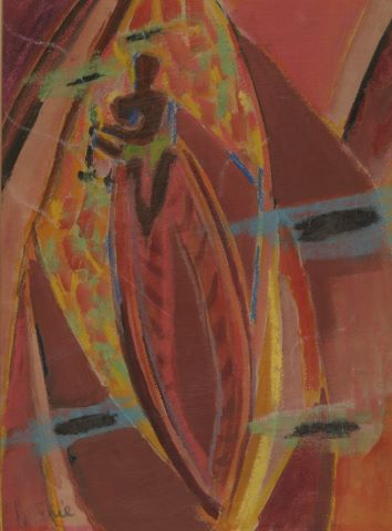 Louis Latapie (1891-1972) La Pirogue