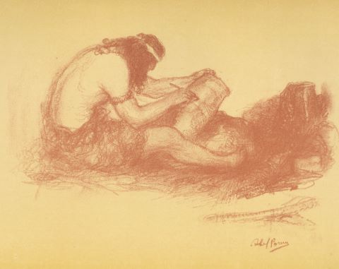 Abel Pfeffermann Pann (1883-1963) La Genèse,...