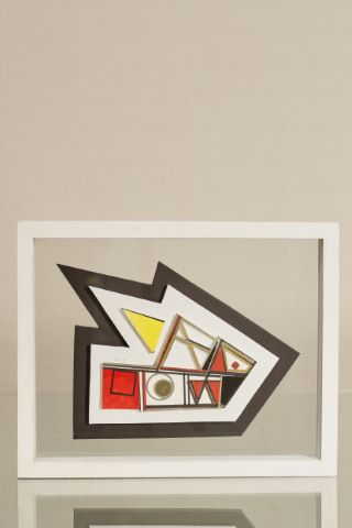 Pepe Caceres (né en 1941) Composition abstraite