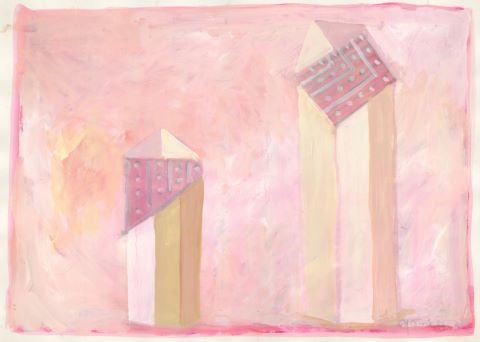 Pepe Caceres (né en 1941) Compositions roses [2...