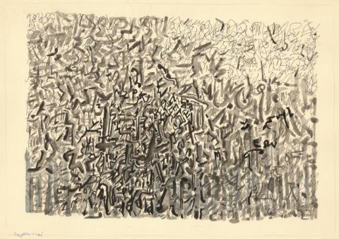 Compositions calligraphiques [2 œuvres]