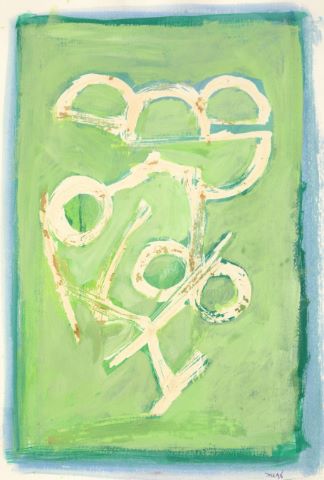 Compositions sur fond vert [2 œuvres]