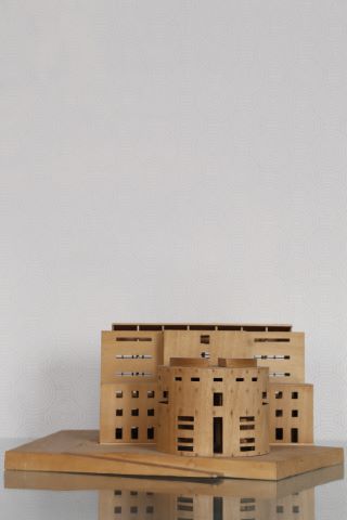 Lucio Costa (1902-1998) Maquette d'un projet...