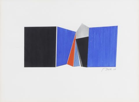 Jean Baier (1932-1999) Composition géométrique