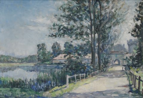 Jean-Antoine-Armand Vergeaud (1876-1949) Château...