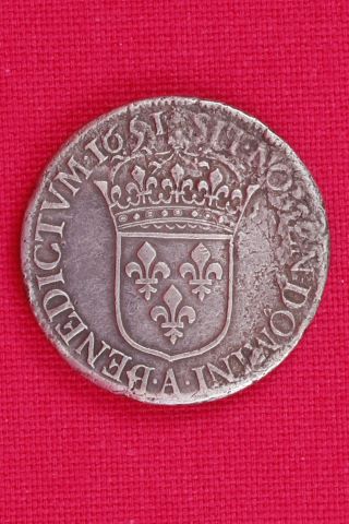 Louis XIV (1643-1715) Ecu à la mèche longue –...