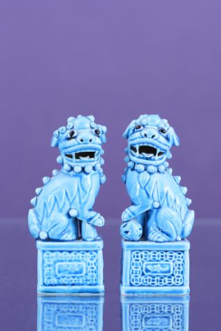 Chine Paire de chiens de Fô