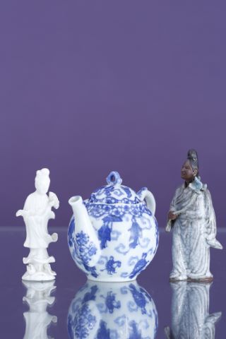 Chine 3 objets en céramique