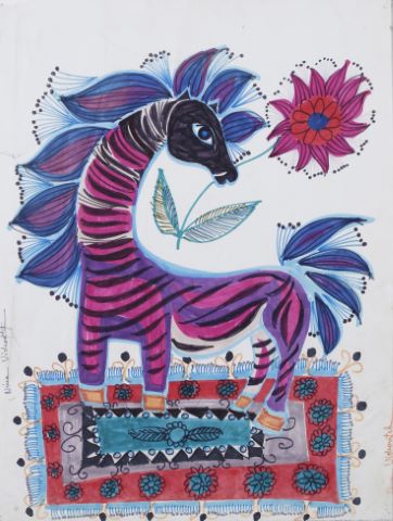 Nina Vidrovitch (née en 1930) Figure animale