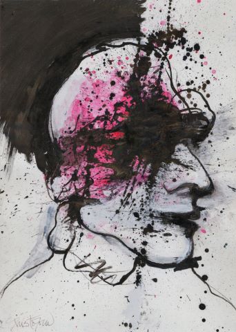 John Christoforou (1921-2014) Visage de profil