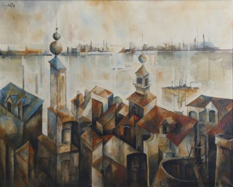 Ville en bord de mer